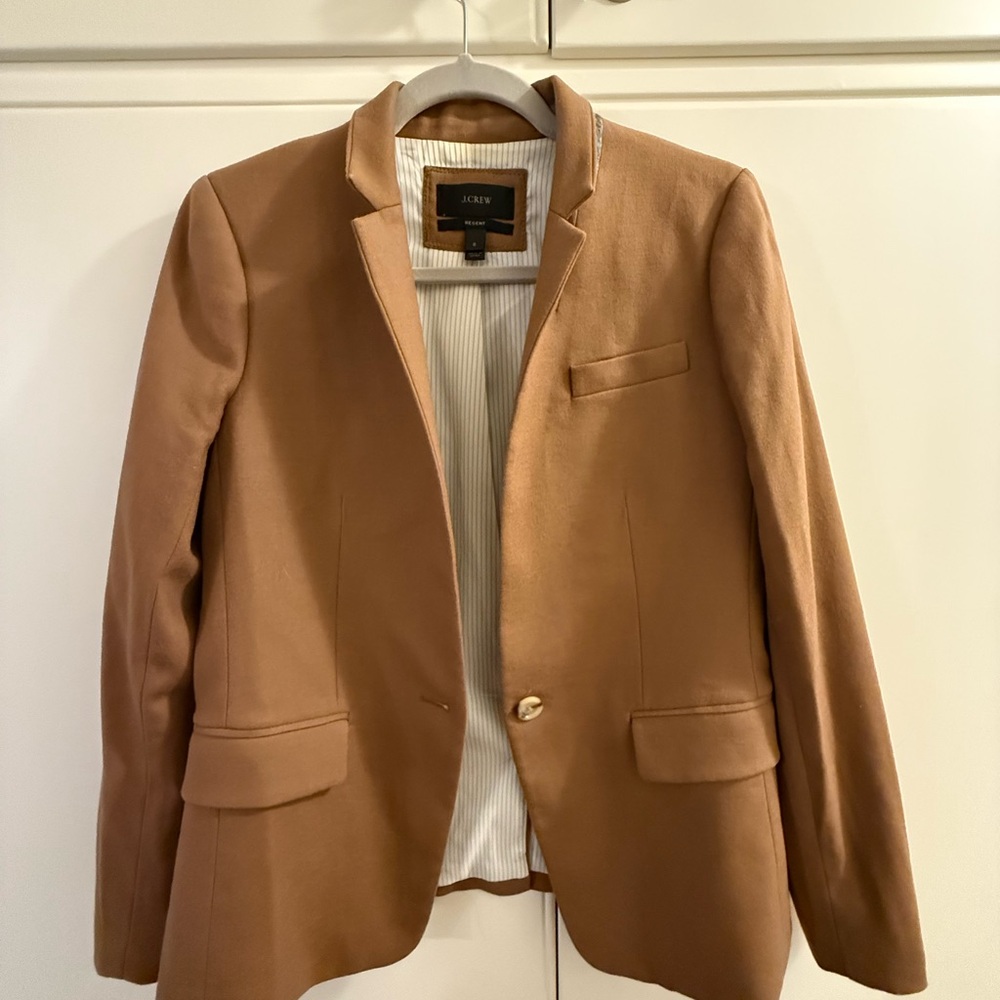 J. Crew Tan Regent Blazer